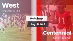 Matchup: West vs. Centennial  2018