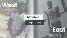 Matchup: West vs. East  2018