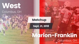 Matchup: West vs. Marion-Franklin  2018