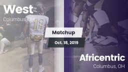 Matchup: West vs. Africentric  2019