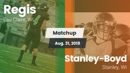 Matchup: Regis vs. Stanley-Boyd  2018