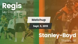 Matchup: Regis vs. Stanley-Boyd  2019