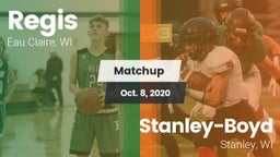 Matchup: Regis vs. Stanley-Boyd  2020