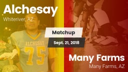 Matchup: Alchesay vs. Many Farms  2018