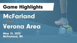 McFarland  vs Verona Area  Game Highlights - May 15, 2023