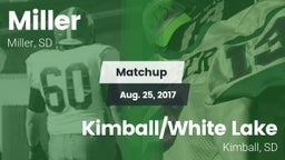 Matchup: Miller vs. Kimball/White Lake  2017