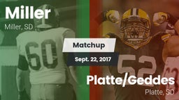 Matchup: Miller vs. Platte/Geddes  2017
