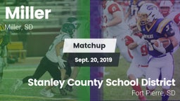 Matchup: Miller vs. Stanley County School District 2019