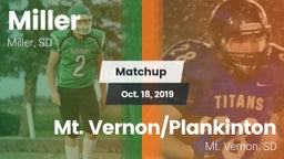 Matchup: Miller vs. Mt. Vernon/Plankinton  2019