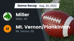 Recap: Miller  vs. Mt. Vernon/Plankinton  2022