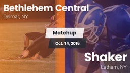 Matchup: Bethlehem Central vs. Shaker  2016