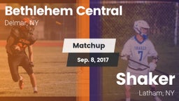 Matchup: Bethlehem Central vs. Shaker  2017