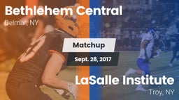 Matchup: Bethlehem Central vs. LaSalle Institute  2017