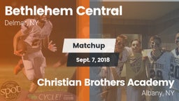 Matchup: Bethlehem Central vs. Christian Brothers Academy  2018