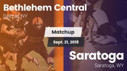 Matchup: Bethlehem Central vs. Saratoga  2018