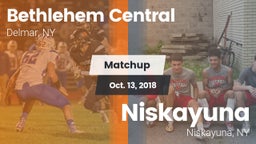 Matchup: Bethlehem Central vs. Niskayuna  2018