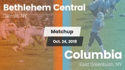 Matchup: Bethlehem Central vs. Columbia  2018
