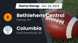 Recap: Bethlehem Central  vs. Columbia  2018
