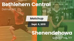 Matchup: Bethlehem Central vs. Shenendehowa  2019