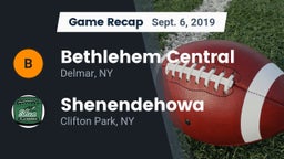 Recap: Bethlehem Central  vs. Shenendehowa  2019