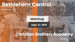 Matchup: Bethlehem Central vs. Christian Brothers Academy  2019
