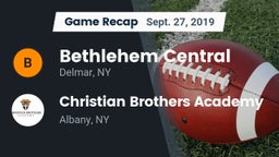 Recap: Bethlehem Central  vs. Christian Brothers Academy  2019