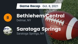 Recap: Bethlehem Central  vs. Saratoga Springs  2021