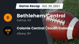 Recap: Bethlehem Central  vs. Colonie Central  (South Colonie) 2021