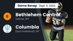 Recap: Bethlehem Central  vs. Columbia  2022