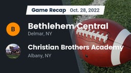 Recap: Bethlehem Central  vs. Christian Brothers Academy  2022