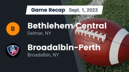 Recap: Bethlehem Central  vs. Broadalbin-Perth  2023