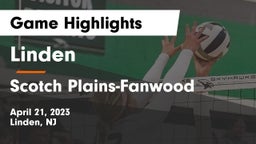 Linden  vs Scotch Plains-Fanwood  Game Highlights - April 21, 2023