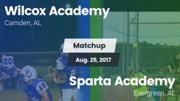 Matchup: Wilcox Academy vs. Sparta Academy  2017