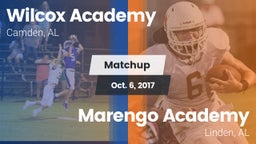 Matchup: Wilcox Academy vs. Marengo Academy  2017