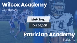 Matchup: Wilcox Academy vs. Patrician Academy  2017