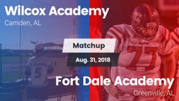 Matchup: Wilcox Academy vs. Fort Dale Academy  2018