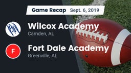 Recap: Wilcox Academy  vs. Fort Dale Academy  2019