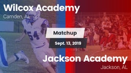 Matchup: Wilcox Academy vs. Jackson Academy  2019