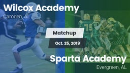 Matchup: Wilcox Academy vs. Sparta Academy  2019