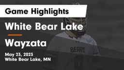White Bear Lake  vs Wayzata  Game Highlights - May 23, 2023