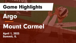 Argo  vs Mount Carmel  Game Highlights - April 1, 2023