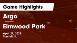 Argo  vs Elmwood Park  Game Highlights - April 22, 2023
