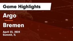 Argo  vs Bremen  Game Highlights - April 23, 2024