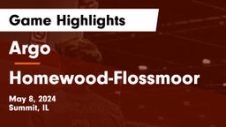 Argo  vs Homewood-Flossmoor  Game Highlights - May 8, 2024