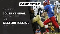 Recap: South Central  vs. Western Reserve  2015