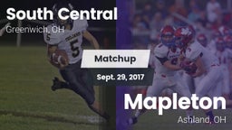 Matchup: South Central vs. Mapleton  2017