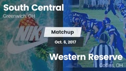 Matchup: South Central vs. Western Reserve  2017