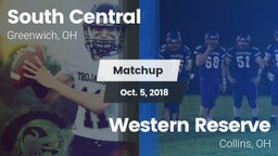 Matchup: South Central vs. Western Reserve  2018
