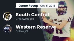 Recap: South Central  vs. Western Reserve  2018