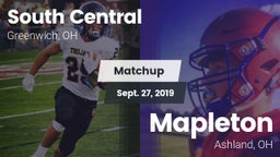 Matchup: South Central vs. Mapleton  2019